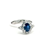 Anello Cianfrone Gioielli Donna in Oro Zaffiro 0.90 Ct ANOR-41-198 - ANOR-41-198